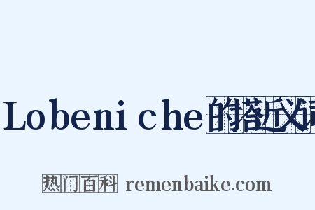 Lobeniche的塔近义词是什么意思的图片